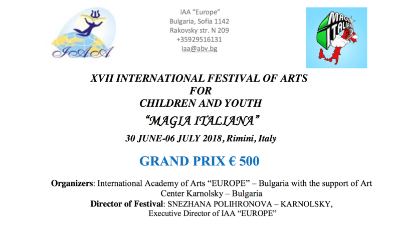 “MAGIA ITALIANA” (reg. 20. aprill) @ Rimini, Italy
